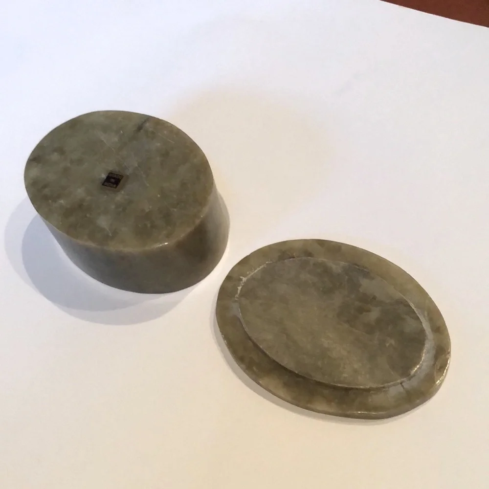 Green Marble MOP Onyx Floral Trinket Box India